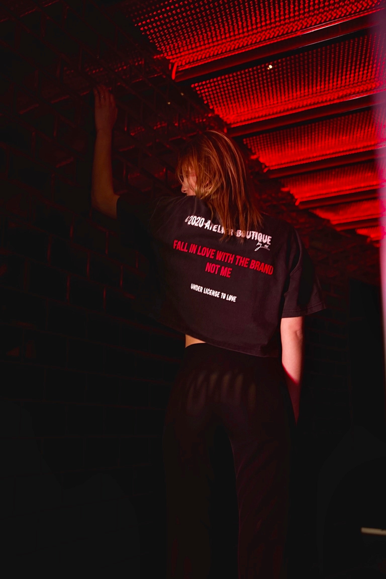 4S Cropped Women T/SHIRT  "license to love"
